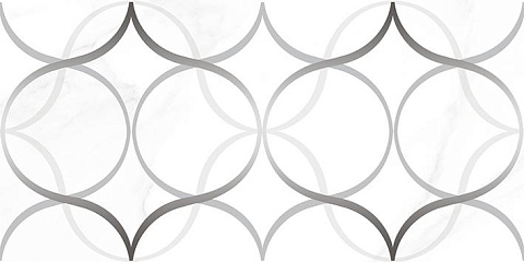 Декор Crystal Resonanse белый (Laparet)