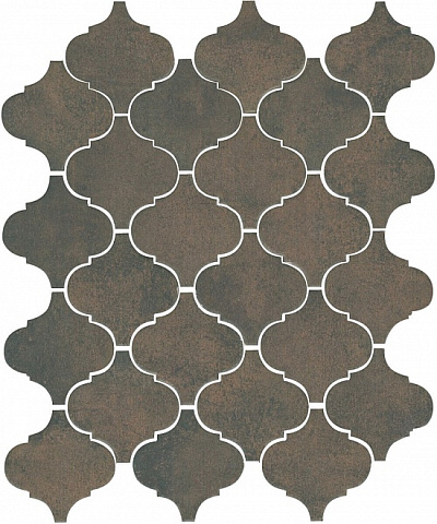 Плитка настенная Арабески котто коричневый 65004 (Kerama Marazzi)