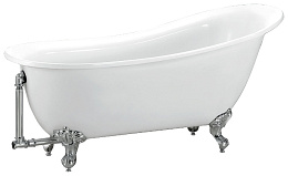 Ванна акриловая овальная BB06-1550-CRM (BelBagno)
