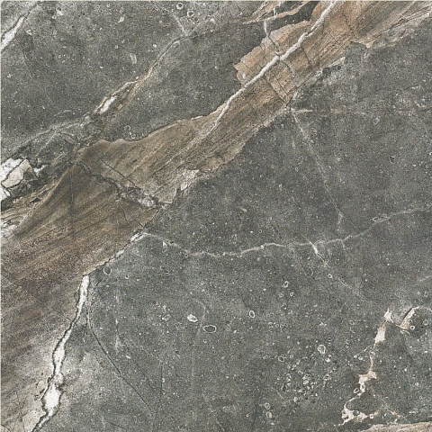 Керамический гранит GENESIS Dark Grey K-108/LR 600x600 (Kerranova)