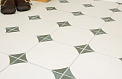 Керамический гранит ЭКЛЕКТИКА Брайтон зеленый 200x200 (Smile Tile)