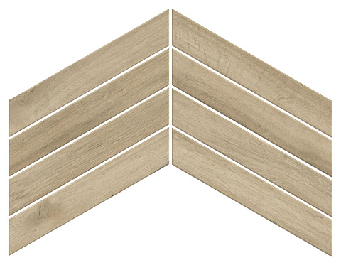 Керамический гранит Fusion Oak Natural Chevron / Фьюжн Оак Нэчурал Шеврон 600010002448 75x450 (Atlas Concorde Russia)
