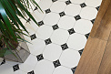 Керамический гранит ЭКЛЕКТИКА Брайтон черный 200x200 (Smile Tile)