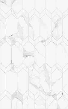 Плитка настенная Mosaic белый 250х400 (Creto)