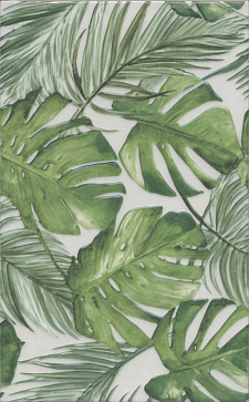 Плитка настенная ЛЕВАДА зеленый глянцевый 250х400 6410 (KERAMA MARAZZI)