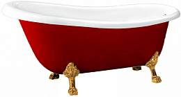 Ванна акриловая овальная BB04-ROS-ORO (BelBagno)