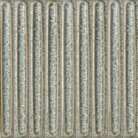 Декор чипсет Далия зелёный светлый глянцевый KMD2SOB001BN 200x200 (Kerama Marazzi)