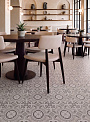 Керамический гранит ЭКЛЕКТИКА Пальмира бежевый 200x200 (Smile Tile)