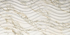 Керамический гранит EXPERIENCE MARBLE Calacatta Gold Onda MB02BAOP (Impronta Ceramiche)
