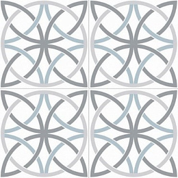 Керамический гранит CHIC Bosham White 452x452 (NiceKer)