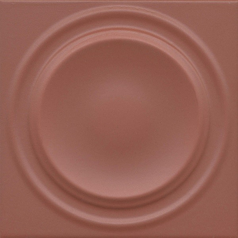Декор настенный АКВА АЛЬТА 2 красный матовый структура OBE003 200х200 (KERAMA MARAZZI)
