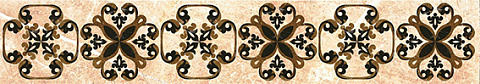 Бордюр IMPERADOR Frieze Light beige GT-101/f01 (GRASARO)