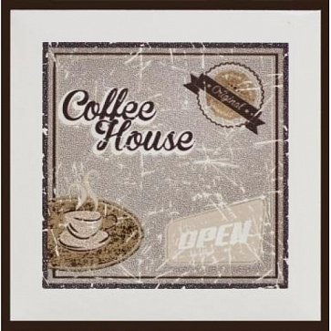 Декор COFFEE TIME Brown B (Monopole Ceramica)