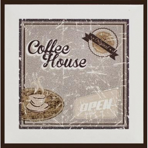 Декор COFFEE TIME Brown B (Monopole Ceramica)