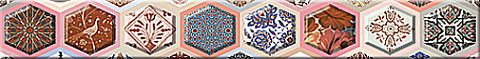 Бордюр NAVARRA Carmin Border Arabesco (AZORI)