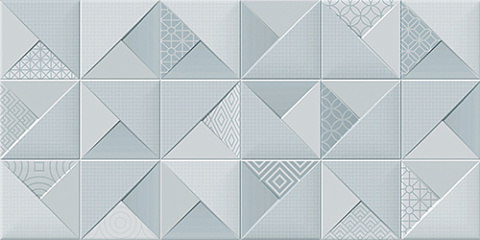 Плитка настенная Origami Glam Aqua (Belmar)