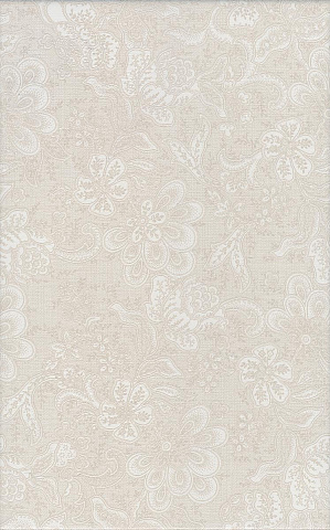 Плитка настенная Ауленсия бежевый орнамент матовый 6381 (KERAMA MARAZZI)