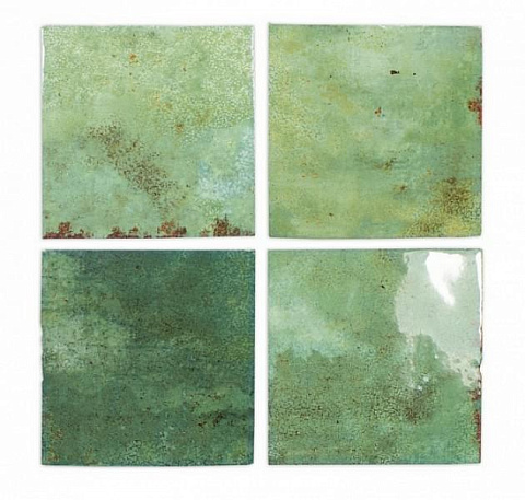 Плитка настенная ENAMEL Square Moss 123078 125x125 (DNA Tiles)