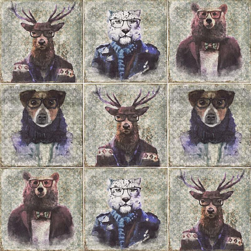 Плитка настенная LIVORNO Decor Celebrity Mix PT02478 200x200 (Mainzu Ceramica)