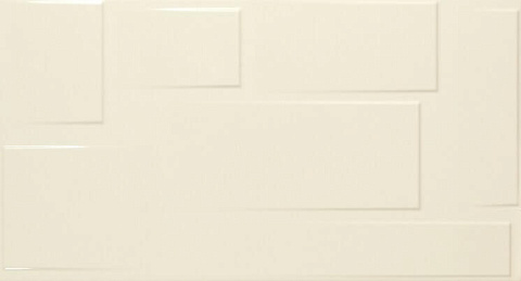 Плитка настенная BLOCKS Rev. Relieve Crema (Fanal)