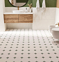 Керамический гранит ЭКЛЕКТИКА Брайтон зеленый 200x200 (Smile Tile)