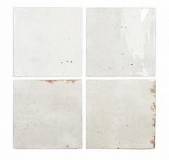 Плитка настенная ENAMEL Square White 123075 125x125 (DNA Tiles)