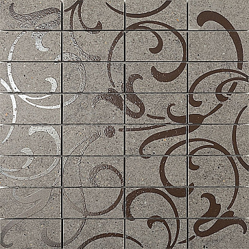 Декор ФЬОРД Серый Мозаичный DP168\011 (KERAMA MARAZZI)