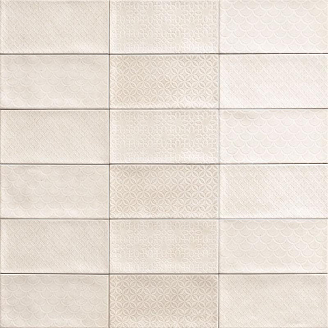 Плитка настенная CAMDEN Decor Bianco PT03064 100x200 (Mainzu Ceramica)