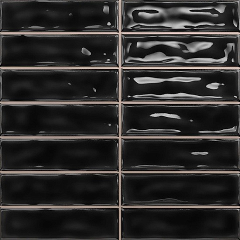 Плитка настенная Sticks black 200x200 (DAR Сeramics)