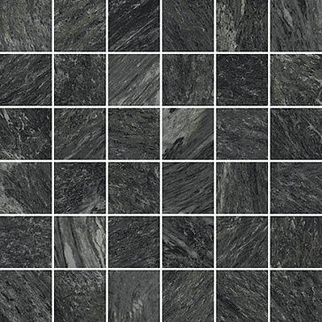 Мозаика Skyfall nero Mosaico 30x30 Cer Rett (ITALON)