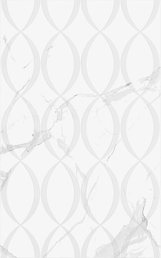 Плитка настенная Scales белый 250х400 (Creto)